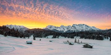 Winter in de Alpen van Michael Valjak