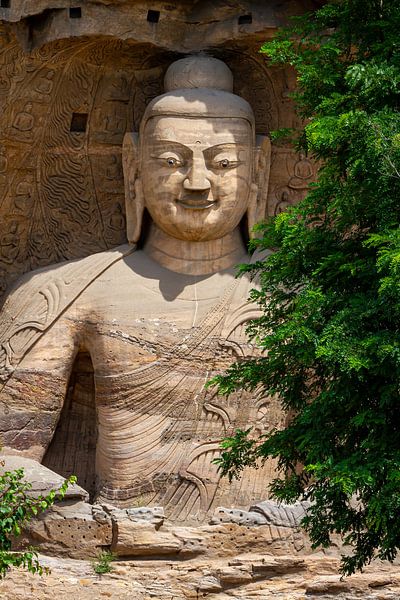 Die Buddhas der Yungang Grotten in China von Roland Brack