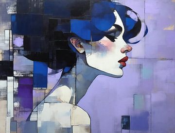Blauwe Droom | Vrouw Blauw van De Mooiste Kunst