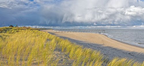 Beach, sea, clouds, Texel / Beach, sea, clouds, Texel