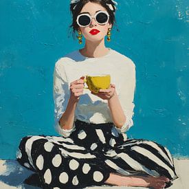 Ladies Who Lunch with Coffee by Studio Ypie