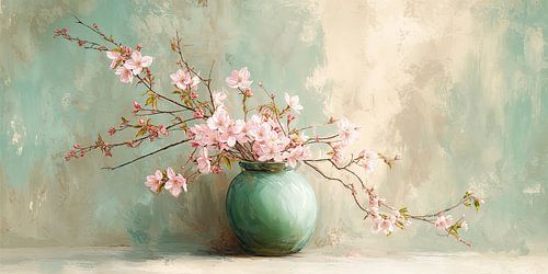 Blüten in Salbeigrün Nr. 4