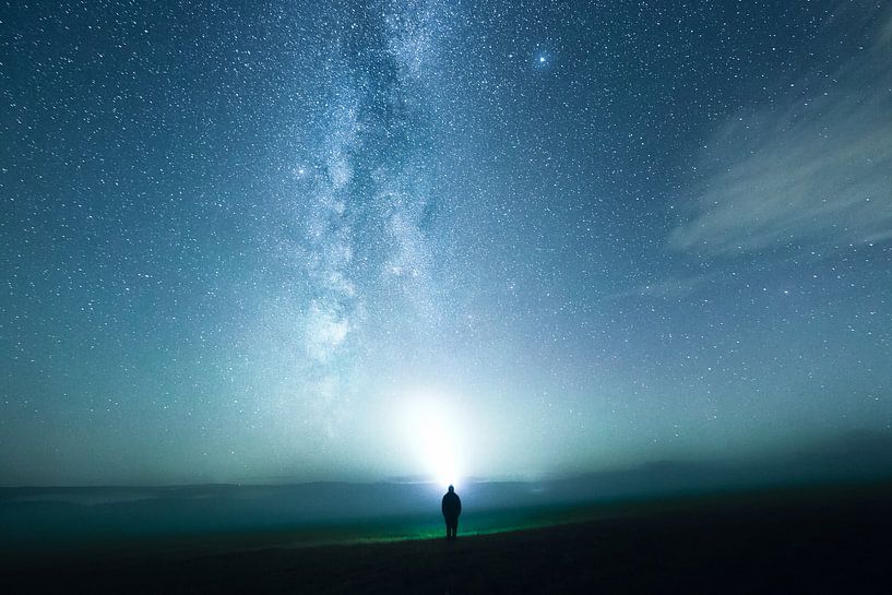 Voie Lactée dans le brouillard par Oliver Henze