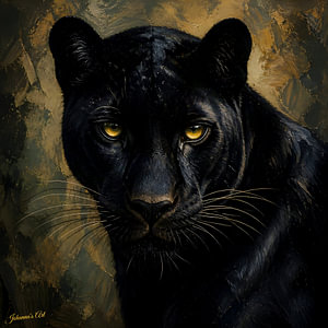 Wildtiere – Ungezähmte Anmut – Schwarzer Panther 1