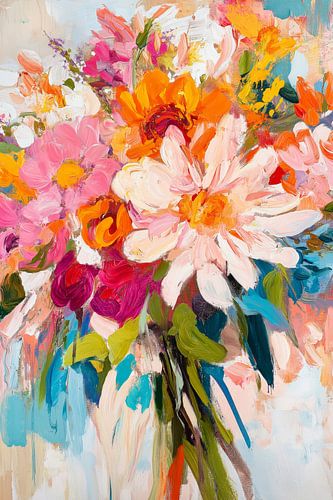 Abstrakter Blumenstrauß