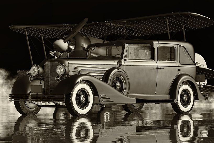 Cadillac V16 Town Car - Style années 30 par Jan Keteleer