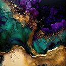 Marmer Splash van Floral Abstractions thumbnail