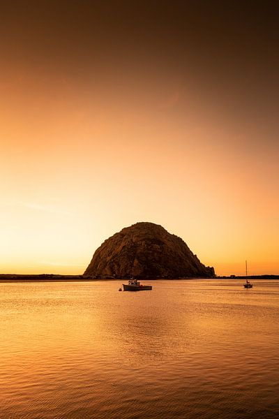 Morro Bay - Morro Rock - California by Keesnan Dogger Fotografie