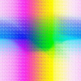Kruis van spectrale kleuren