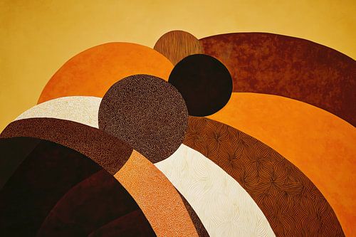 Afrika abstrakt 9 von Bert Nijholt