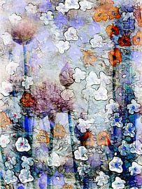 Scattered flowers 3 by Claudia Gründler
