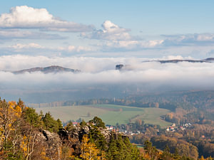 Papststein, Sächsische Schweiz - Hohe Liebe und Schrammsteine