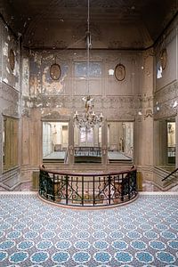 Verlassene Art-Déco-Treppe.