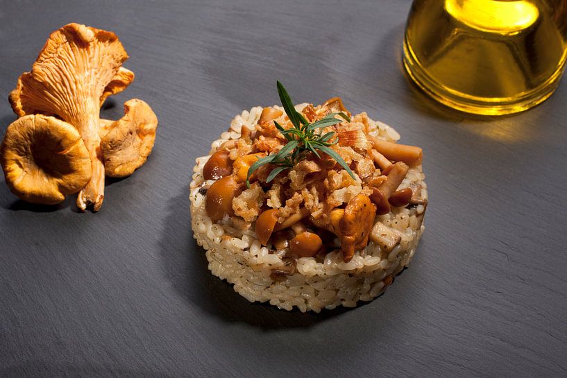 Sfeervol gerecht van risotto met paddestoelen van Henny Brouwers