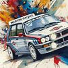 Lancia Delta Integrale Martini Racing – Eine Legende für Ihre Wand Art2 von Ingo Laue