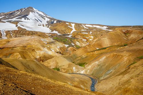 Schilderachtig landschap Kerlingarfjöll IJsland