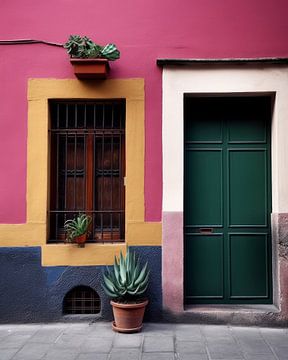 Kleurrijk Mexicaans straatbeeld van Studio Allee