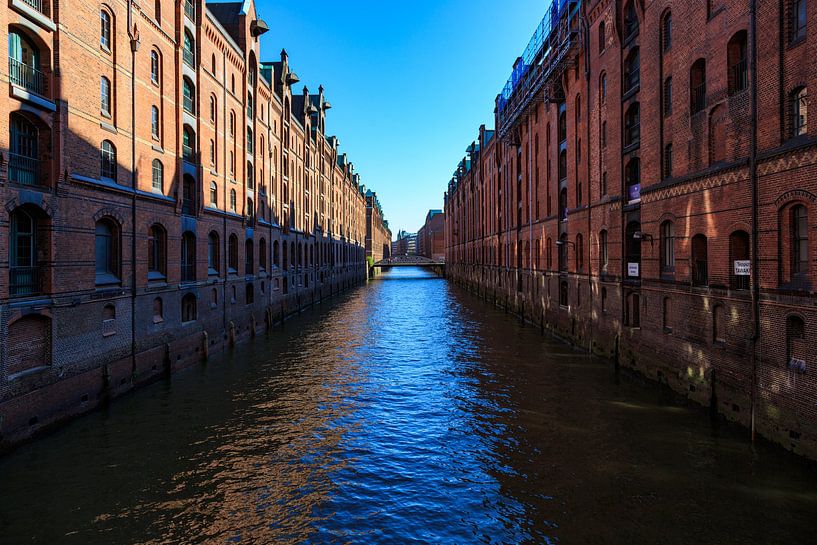 Warehouses in the Speicherstadt Hamburg by resuimages