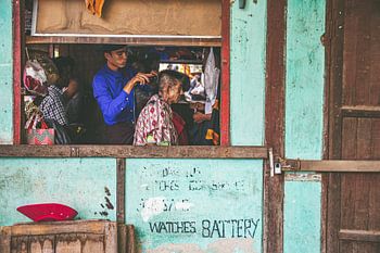 Kapper in Yangon, Myanmar