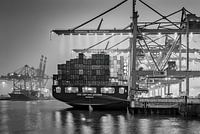 Hamburg, Hafen, Elbe, Container