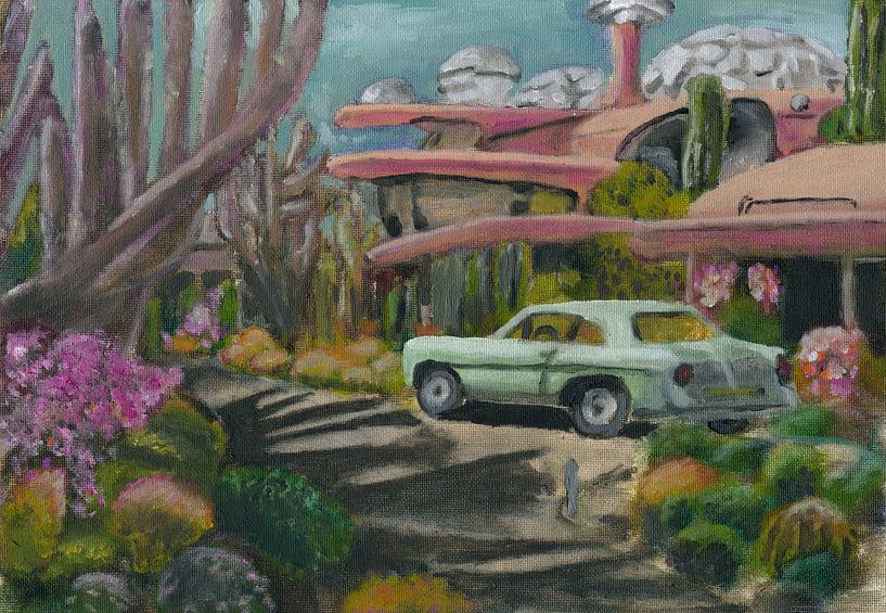 Retro Sci-Fi Palm Springs van Iv