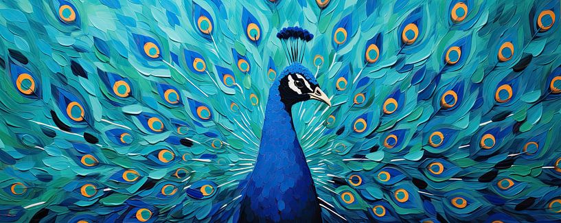 Painting Peacock by Eye catching paintings