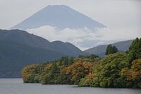 Fuji mountain and lake Ashino-ko