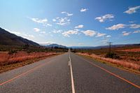 'Blue skies & long roads.'