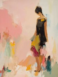 Woman In A Dress Style Abstract by TOAN TRAN