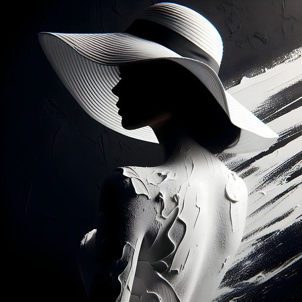 Dame en blanc par Jessica Berendsen