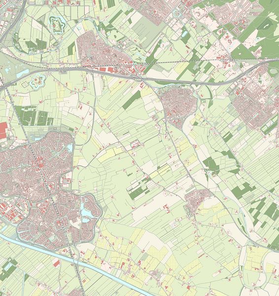 Map of Bunnik by Rebel Ontwerp