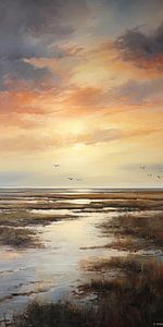 Gemalte Landschaft