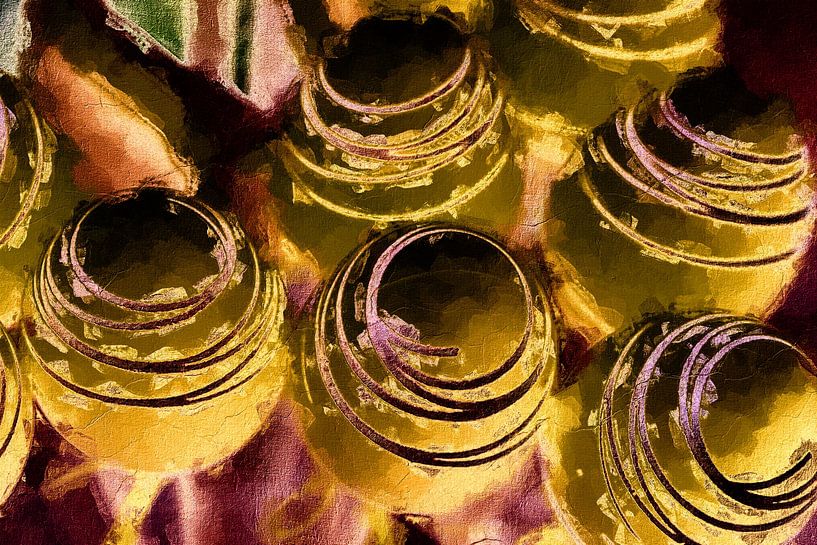 Art des sphères d'or par Marcel Kieffer