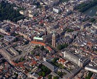 1988: Historische luchtfoto van Den Haag, Nederland