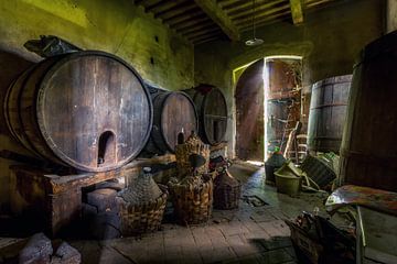 Verlaten Italiaanse wijnkelder van Frans Nijland