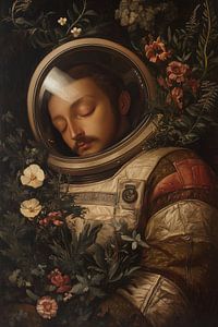 Schlafender Astronaut