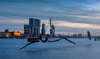 rotterdam blue hour panorama van Ilya Korzelius thumbnail