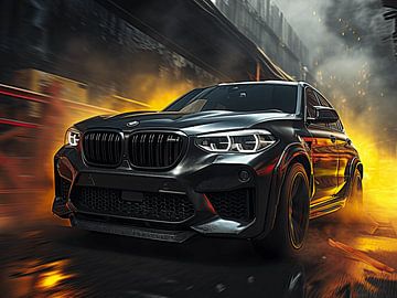 BMW X5M Competition van Tim Kunst en Fotografie