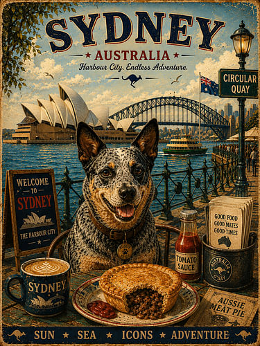 Australische veehond in Sydney
