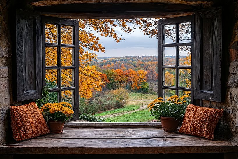 Blick durch das Fenster von Egon Zitter