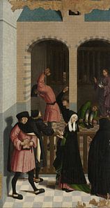 Les sept œuvres de miséricorde (partie 7), Maître d'Alkmaar