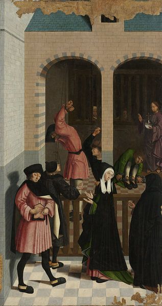 The seven works of mercy (part 7), Master of Alkmaar by Marieke de Koning