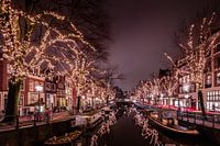 Spiegelgracht Amsterdam in de avond
