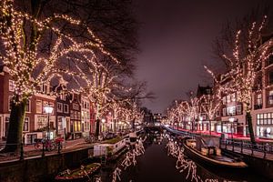 Spiegelgracht Amsterdam in de avond