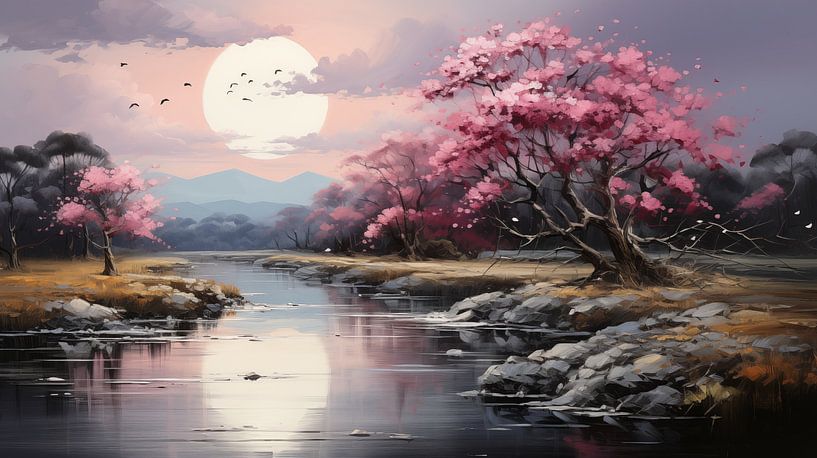 Landschaft Fluss von Imagine