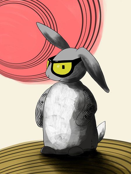 Fortune rabbit van Linda van Moerkerken