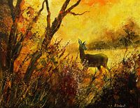 Doe in autumn