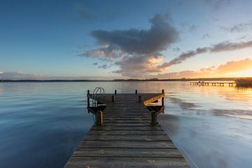 Landing stage in the waters of Lake Paterswoldsemeer by KB Design & Photography (Karen Brouwer)