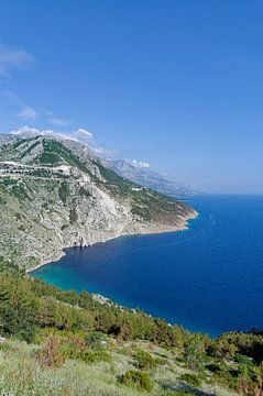 Coast of the Makarska Riviera near Brela by Peter Eckert