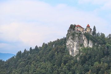 Bled Kasteel Slovenië van Tomas Woppenkamp